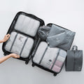 Kit 7 Bolsas Organizadoras Para Mala de Viagem STORAGE BAG - PAGUE 4 LEVE 7