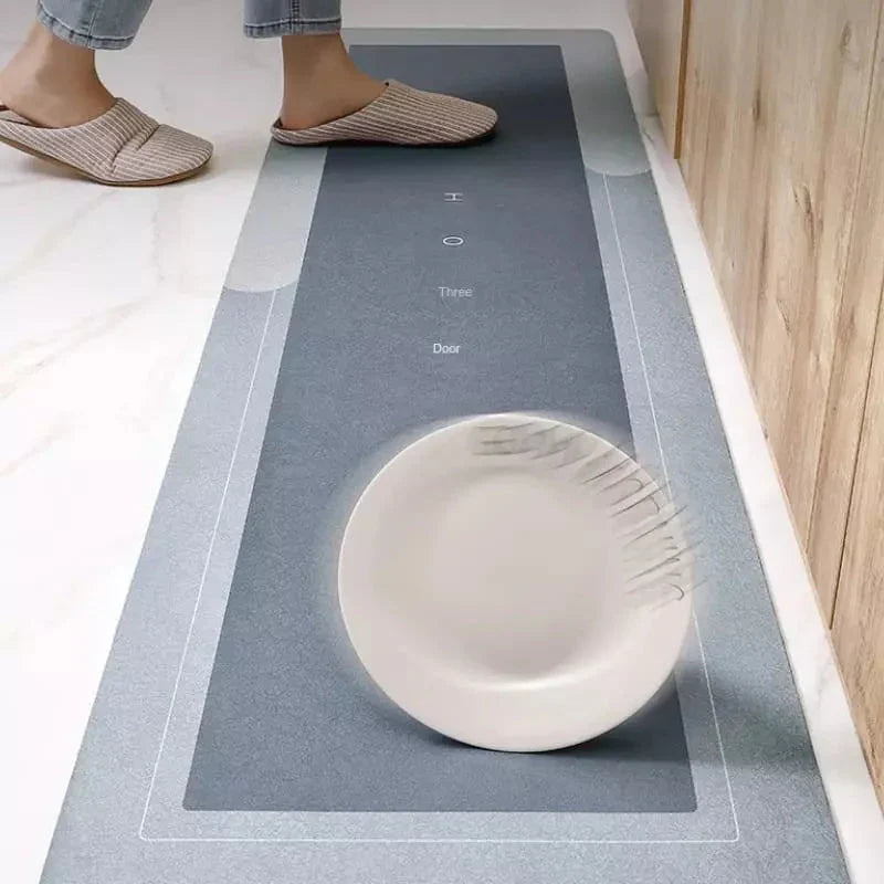 Tapete para Cozinha Antiderrapante Absorvente Premium Polihousi